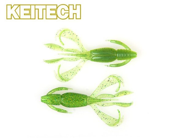 Keitech Crazy Flapper 2,8" inch Farbe: Lime Chartreuse