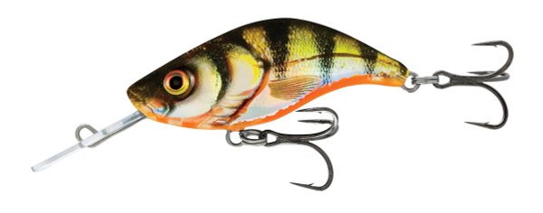 Salmo Sparky Shad 4cm Yellow Holographic Perch