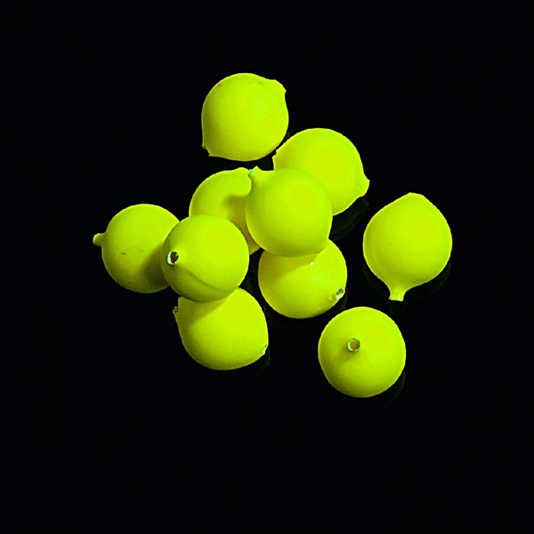 Lil Corky Perlen 5Stk. 10mm Farbe: CHR Chartreuse