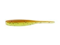 Keitech Shad Impact 2"  Motoroil / Chartreuse