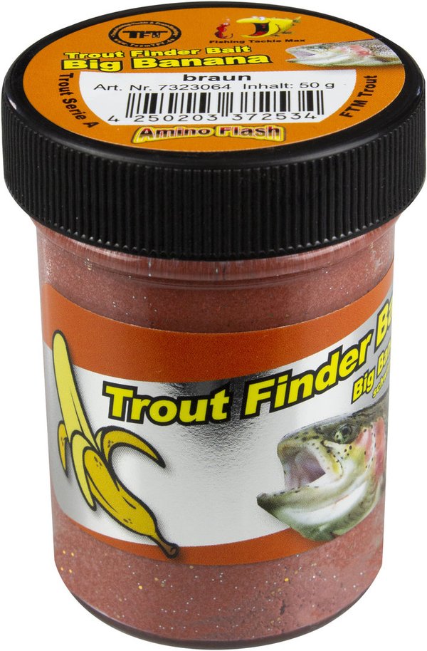 FTM Trout Finder Big Banana Braun Schwimmend