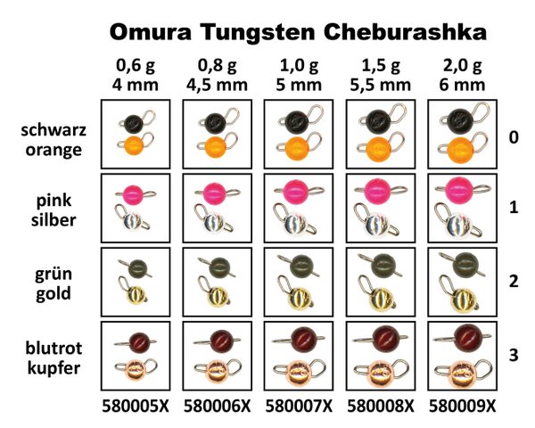 FTM Omura Cheburashka Schwarz und Orange 0,8g