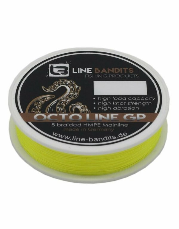 Line Bandits Octo Line 8-Fach 0,08mm 150m Farbe: Gelb