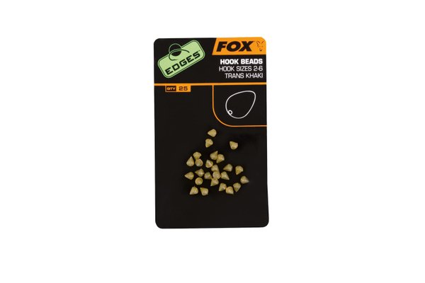 Fox Hook Beads Size 2-6 Trans Khaki
