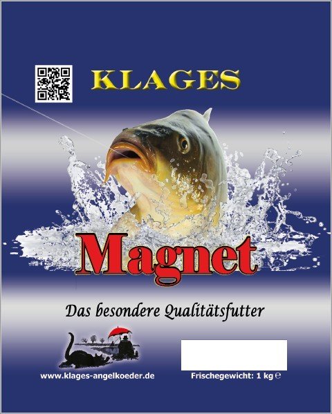 Klages Magnet Fertig Futter Schleie Spezial 1Kg