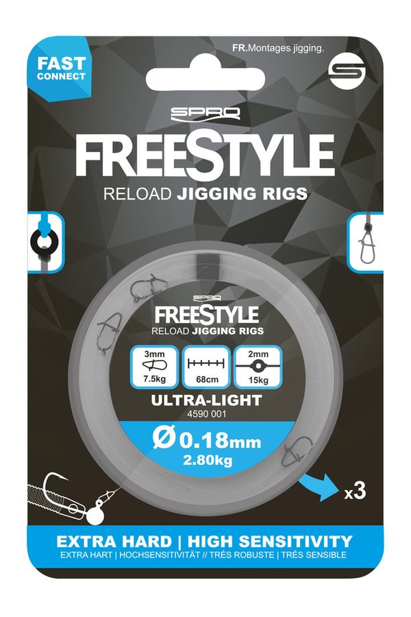 Spro Freestyle Reload Jigging Rigs 0,35mm